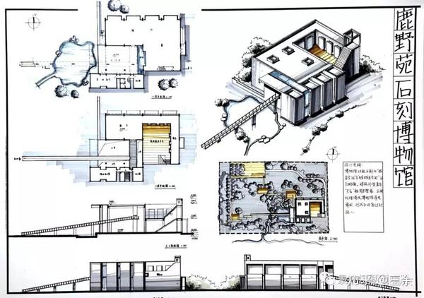 经典园林建筑设计鹿野苑石刻博物馆