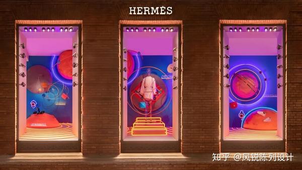 为了让你走进门店爱马仕把橱窗设计成了艺术品