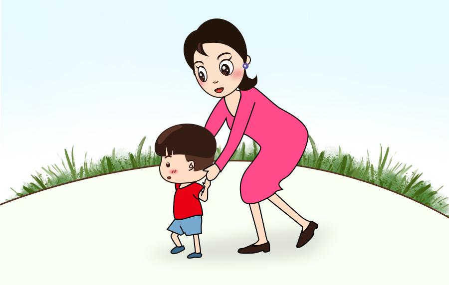 这样的做法既累家长,又对孩子走路没什么实质性的影响,可以说是吃力不