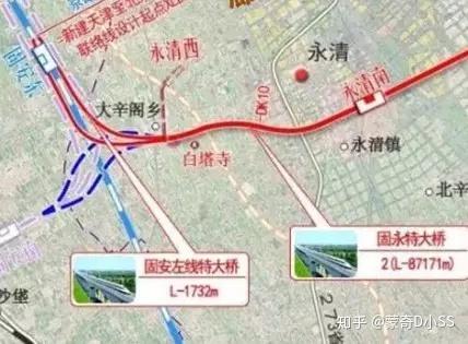 以上津兴线,天津到大兴机场城际联络线 下面是北京到雄安地铁r1号线
