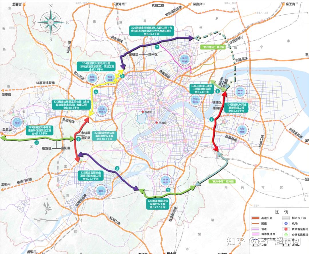 杭州都市区中环项目位于杭州绕城高速公路和杭州都市圈环线(杭州二绕)
