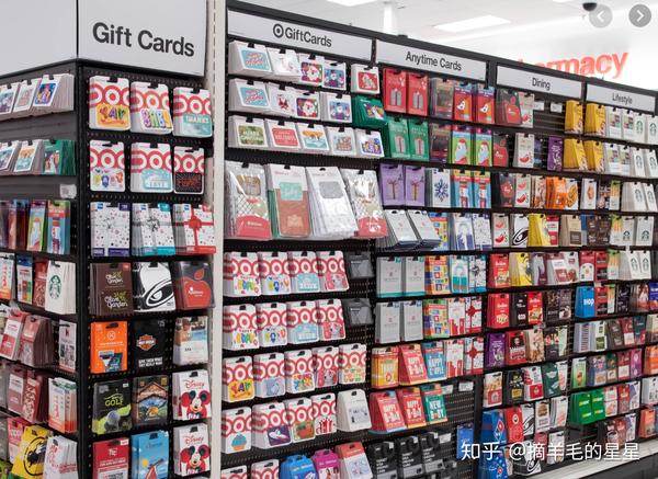 target 的礼品卡柜台