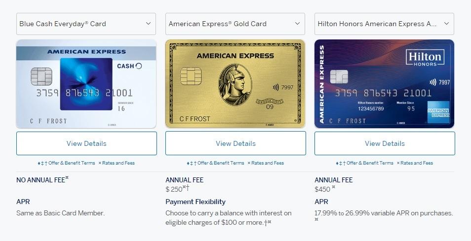 美国运通 amex 信用卡,常用 american express 信用卡推荐