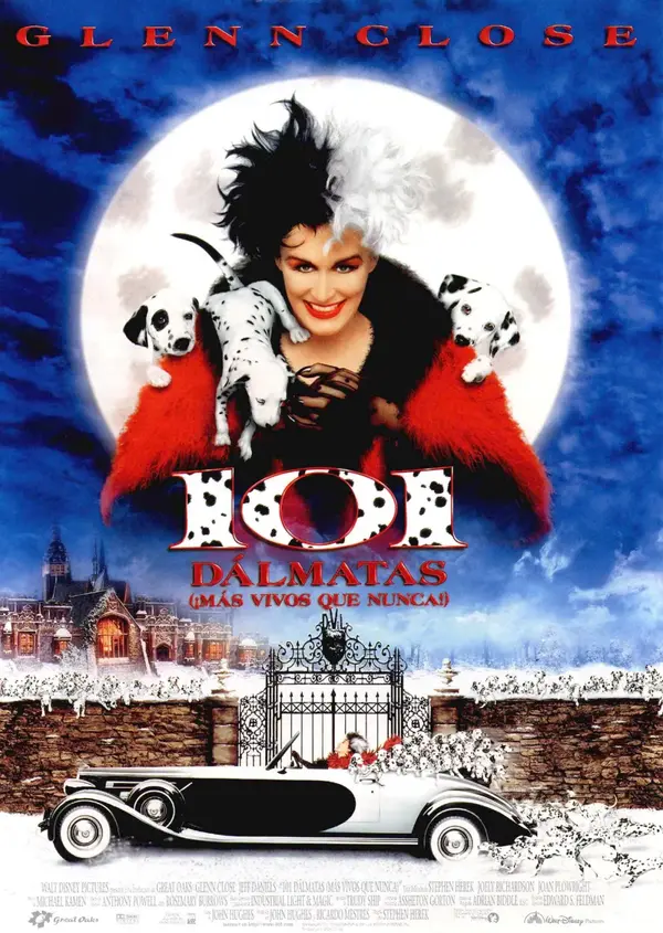 cruella de vil),从取名中就可见她集cruel(残忍的) devil(魔鬼)为一