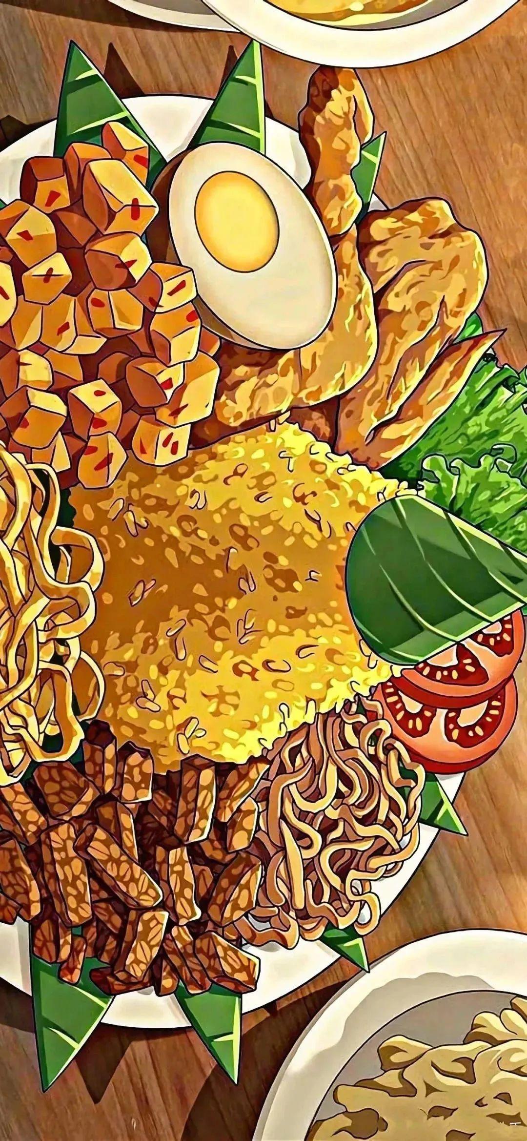 宝藏壁纸丨可爱卡通美食壁纸