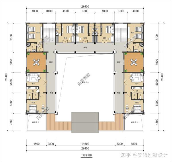 现代四合院的建成照片有没有?有设计效果图更好.