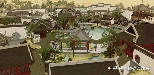 【ps】古典园林设计表现图制作流程