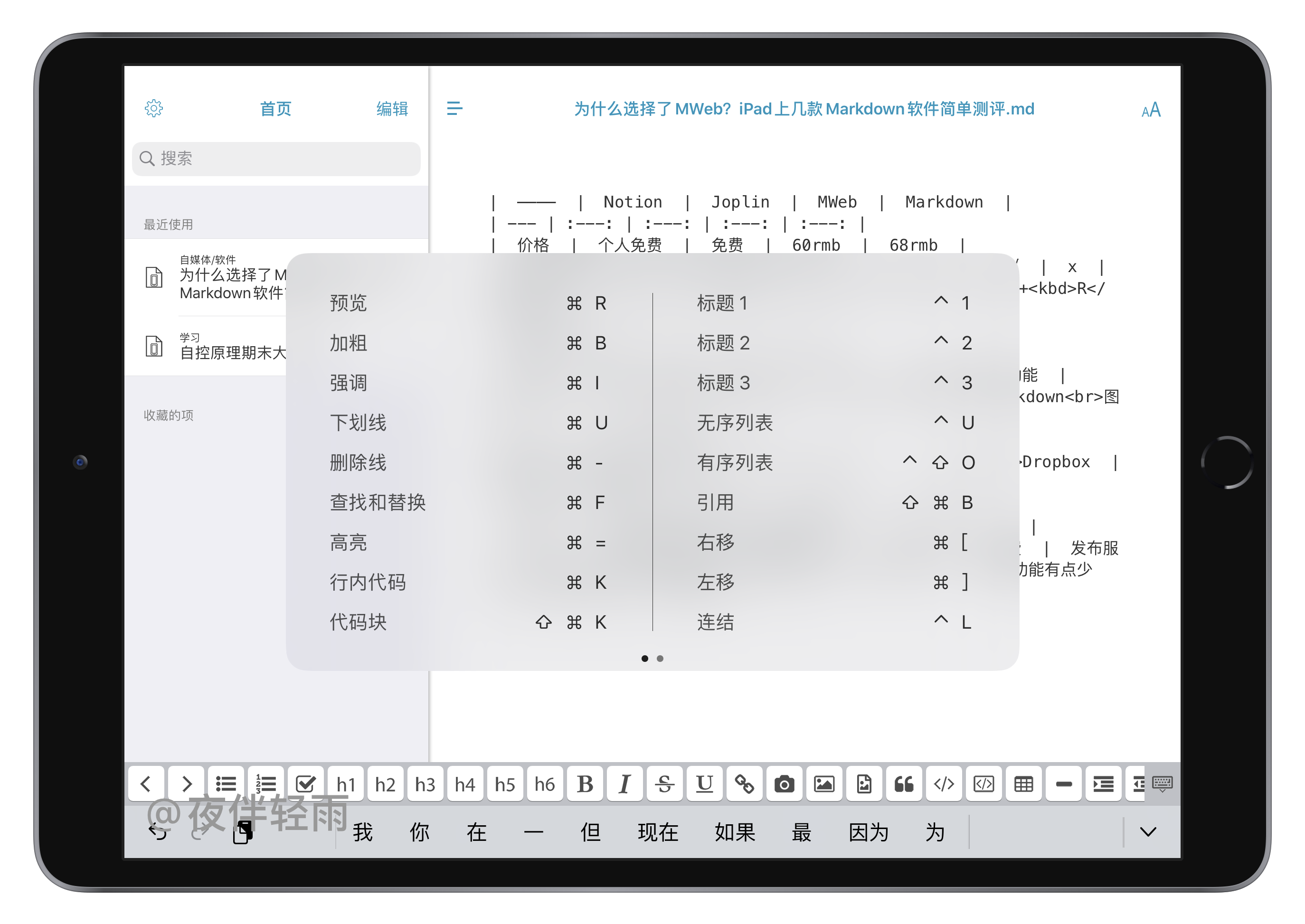 ipad键盘如何缩小界面