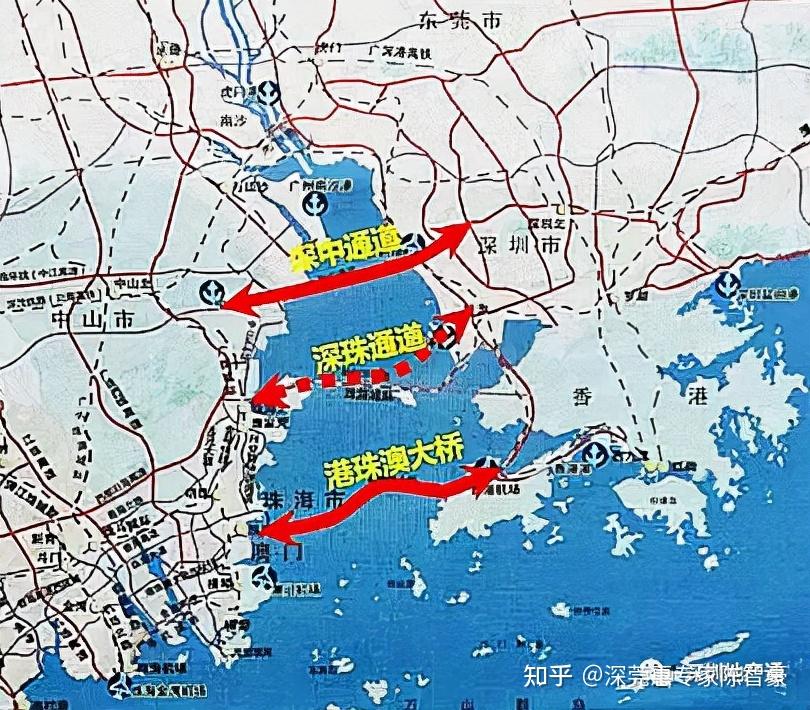 从近日发布的珠海市综合交通体系规划图中看出,深珠通道从深圳西丽站