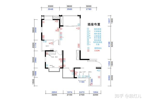 插座布置图