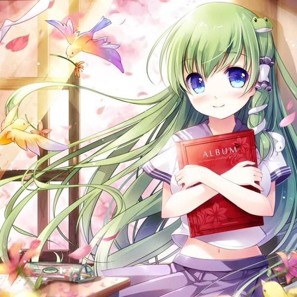 联盟圈动漫&珍藏的动漫头像(自信满满的元气美少女 ) 小圆圈本期分享