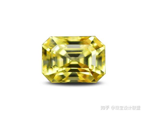 璀璨的金色蓝宝石