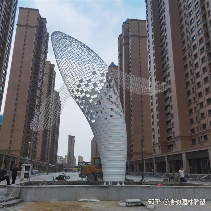 不锈钢鲸鱼雕塑,镂空鲸鱼雕塑加工厂家