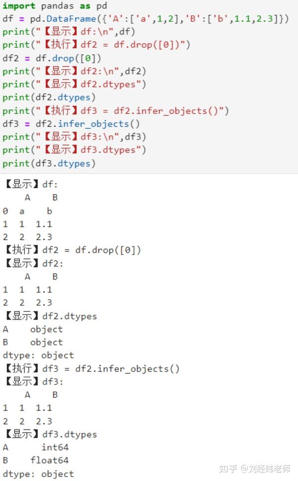 Dataframe Object Df Infer Objects