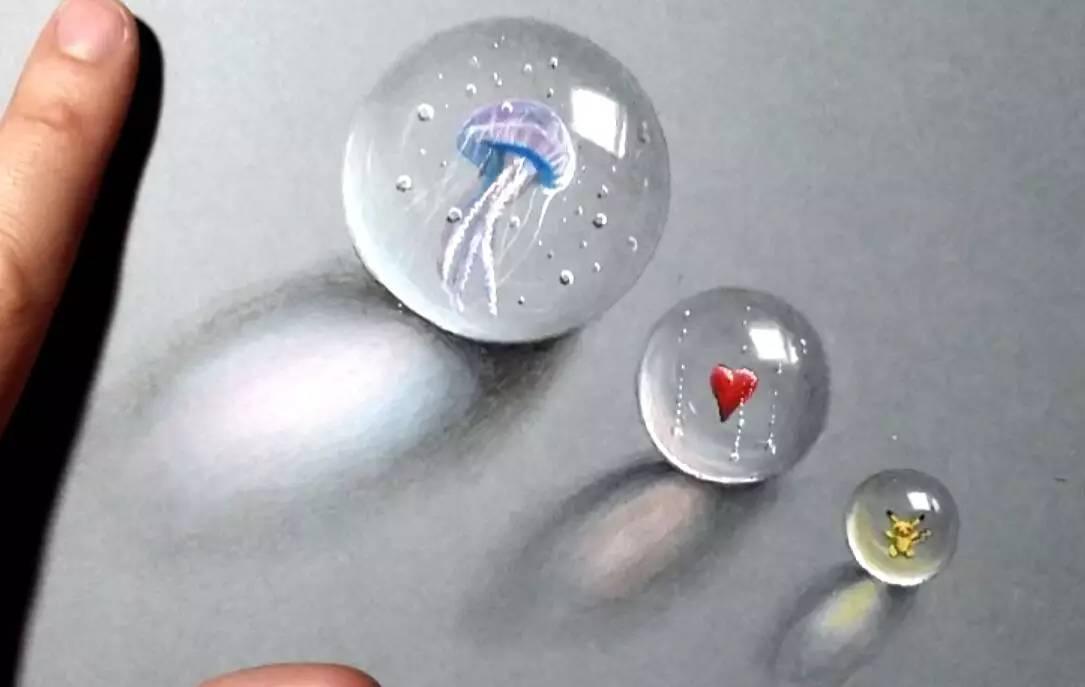 教你轻松画出透明的物体,以玻璃球为例