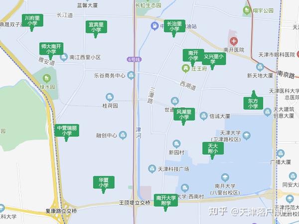 天津南开区学区划片分布图
