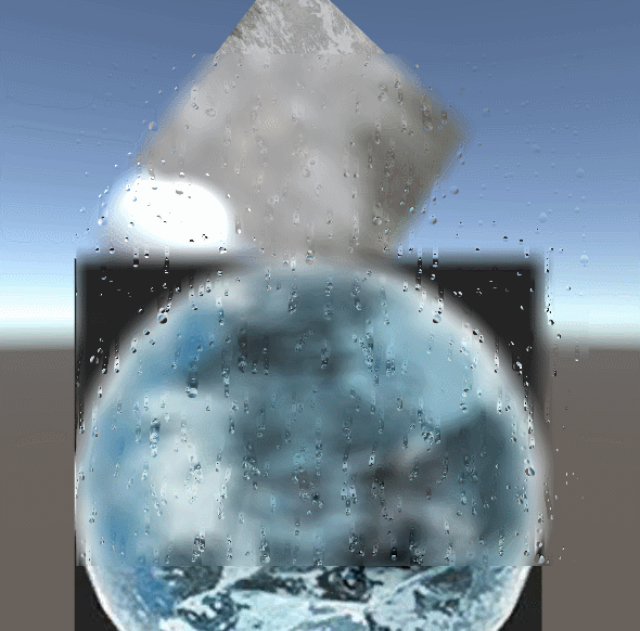 shader_窗户雨滴流动