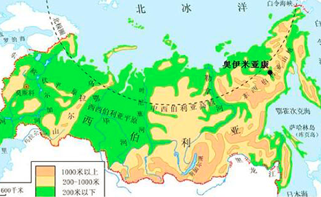 隶属于俄罗斯萨哈共和国,它位于俄罗斯的东西伯利亚,雅库茨克以东800
