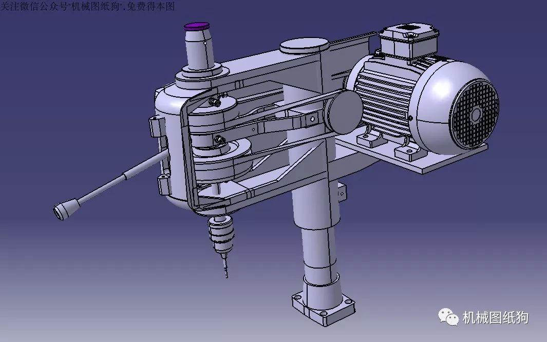 工程机械自动机丝机床3d模型图纸stp格式