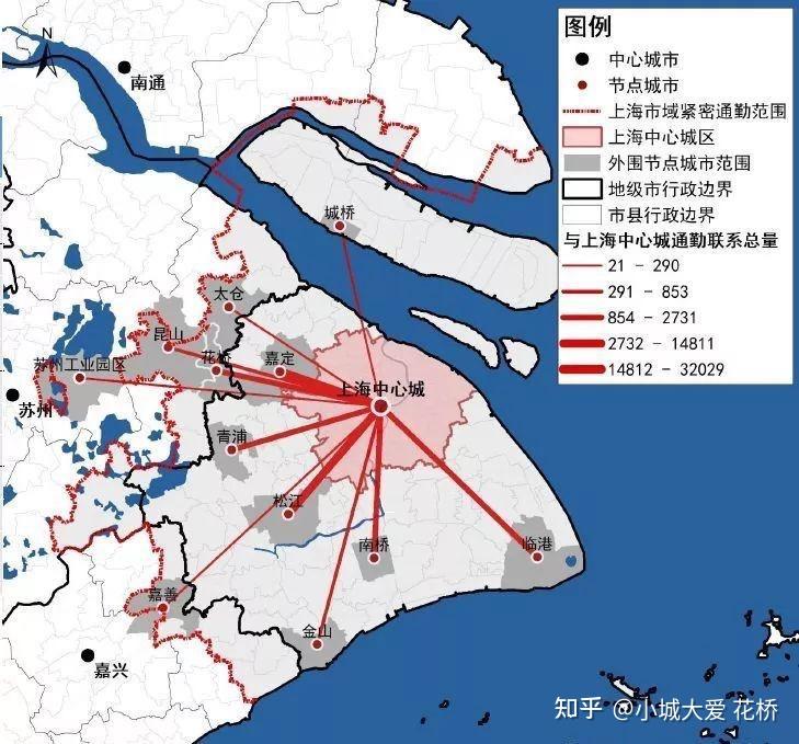 上海五大新城下的环沪