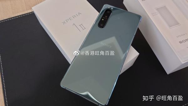 sonyxperia1ii马克兔镜面绿开箱实拍细节图