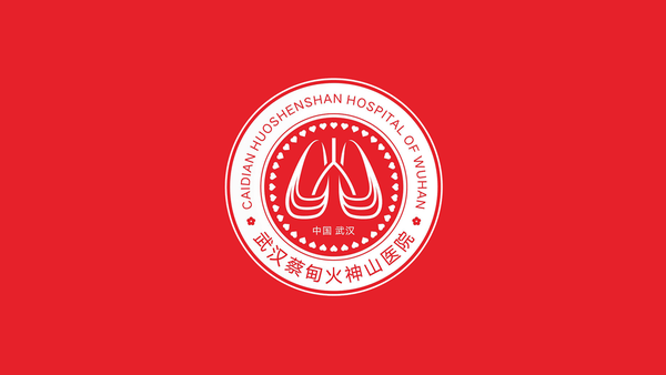 武汉加油!设计师为火神山医院,雷神山医院设计新logo