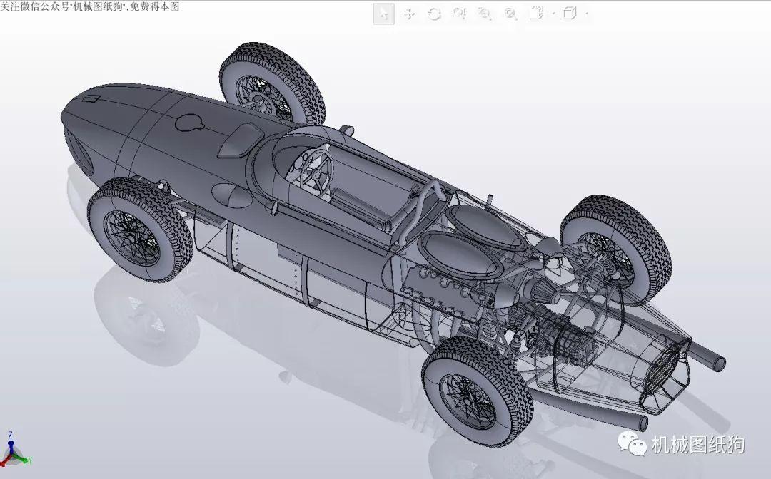 汽车轿车德国法拉利迪诺合金汽车模型3d图纸solidworks设计