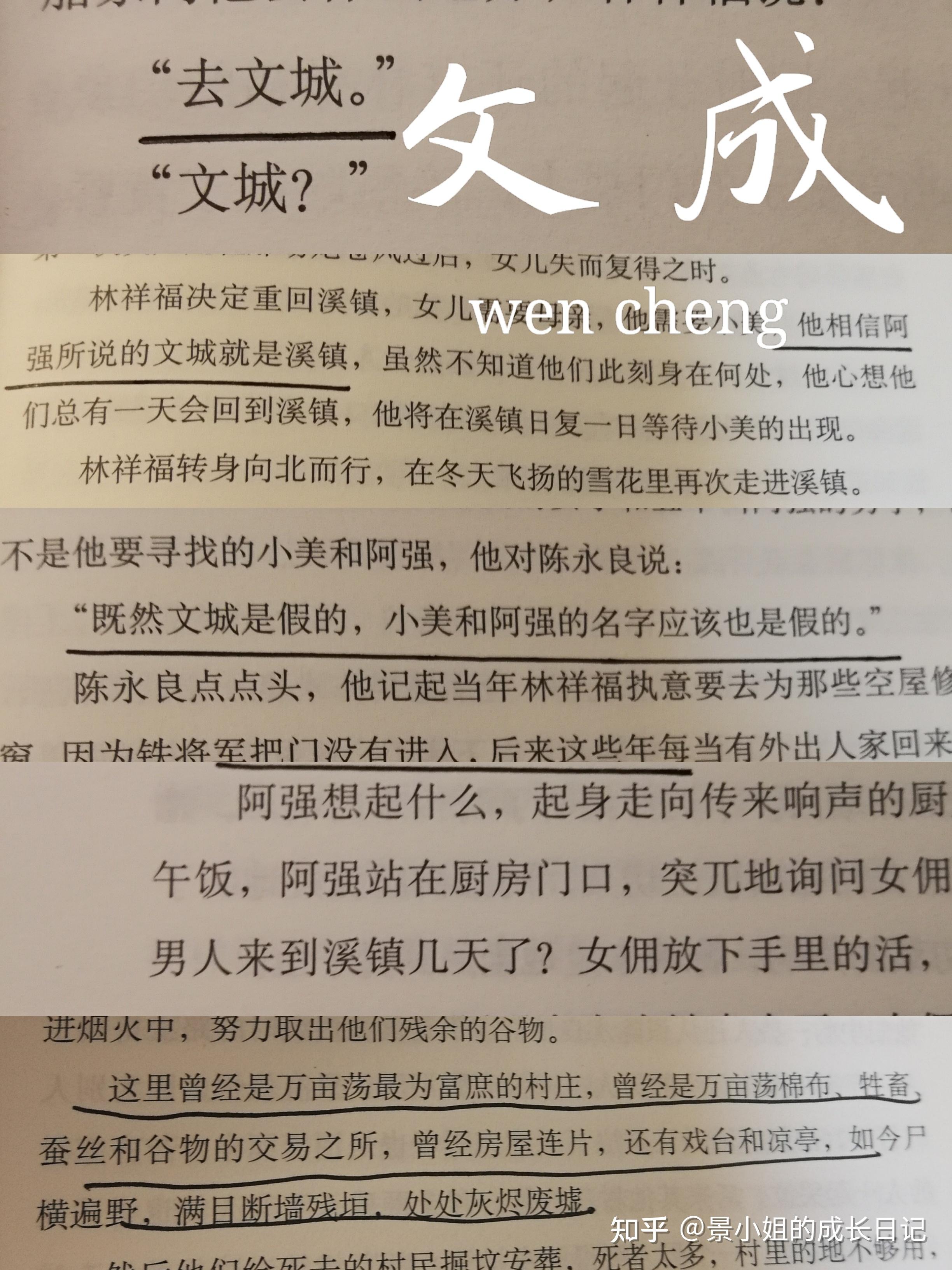 小美来自一个叫"文城"的地方