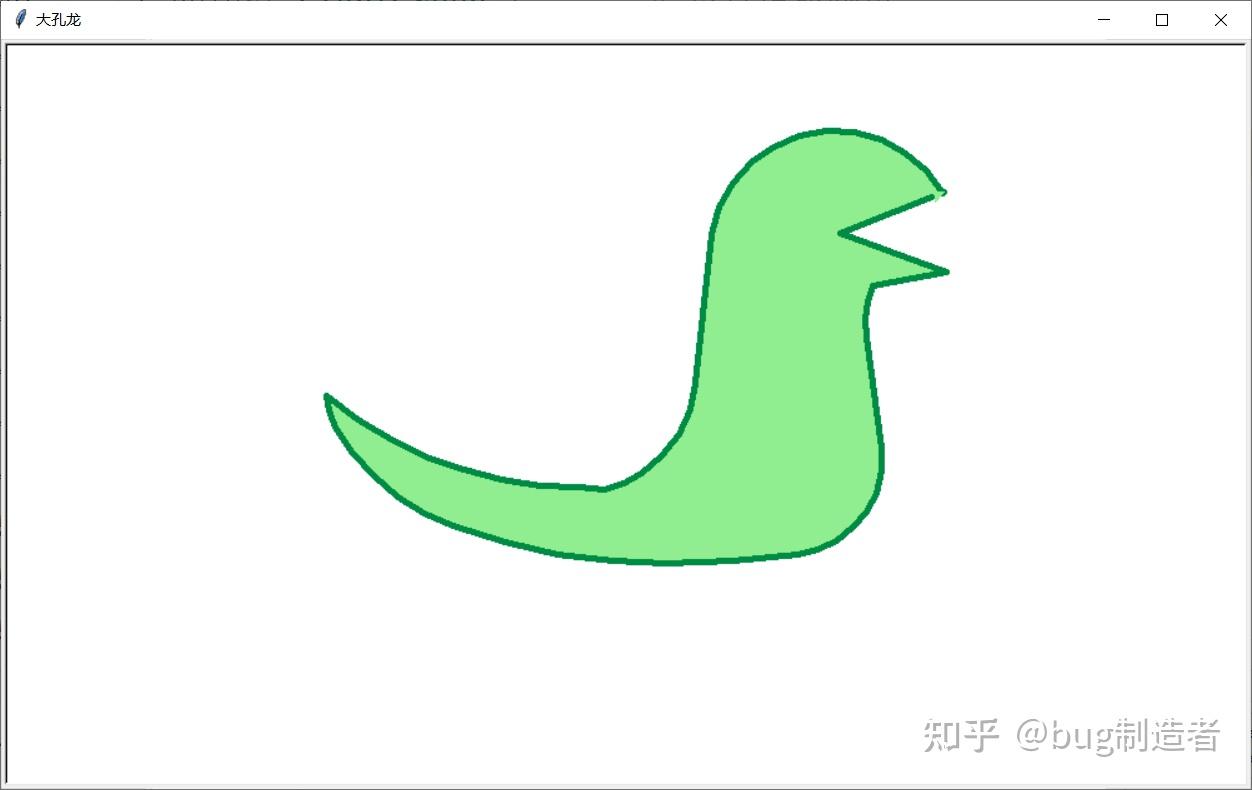 妹妹画的小恐龙和我用python画的小恐龙你更加喜欢谁的78