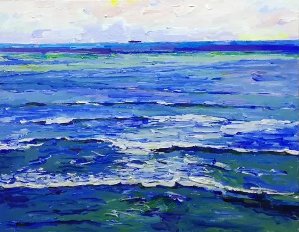 徐方‖丙烯‖风景6‖90cm×70cm‖2018