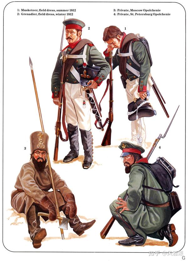 书摘整理拿破仑战争中的俄军散兵18011809年