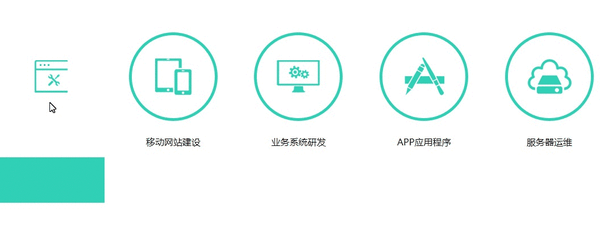 3. css3鼠标悬停图标导航动画特效