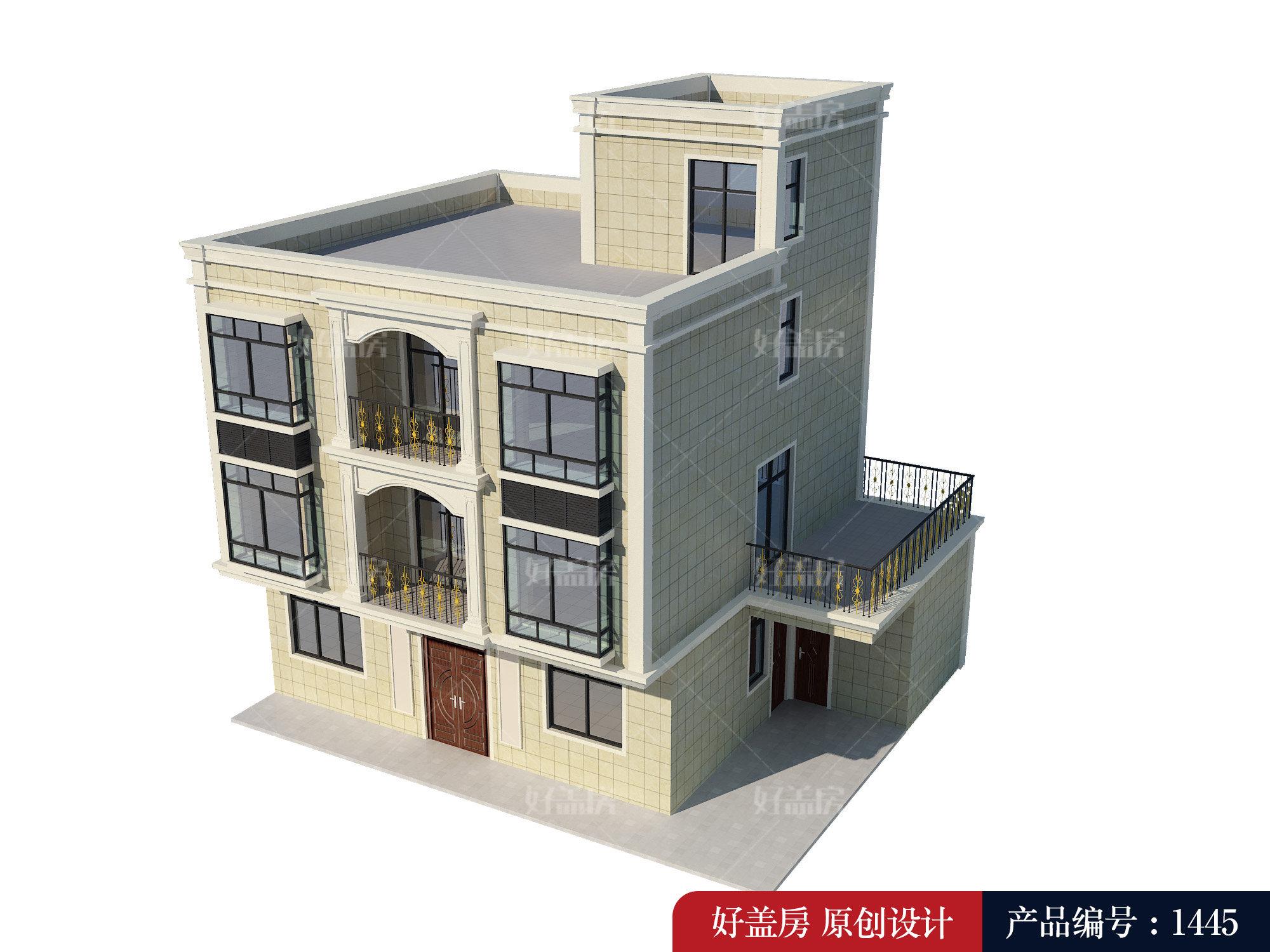 农村现代三层别墅