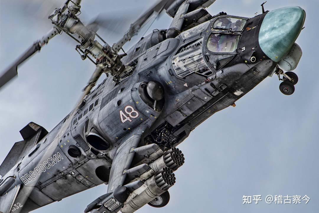 实力丝毫不逊于美国的阿帕奇的前苏联卡52武装直升机