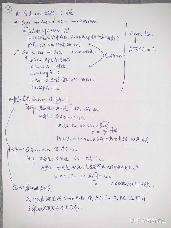 机器学习数学基础|手写矩阵可逆性论证