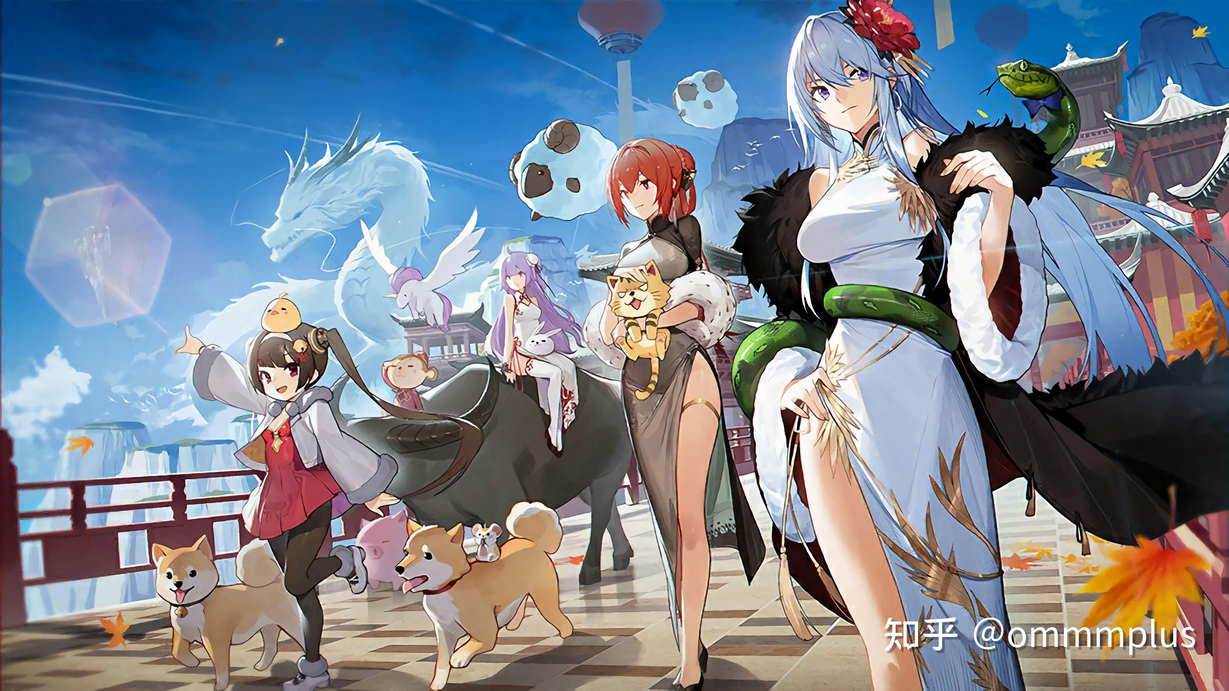 碧蓝航线敬贺新禧春节活动过场图4k