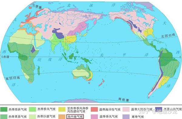 我们都知道地中海气候但是你可能不知道亚热带夏干气候