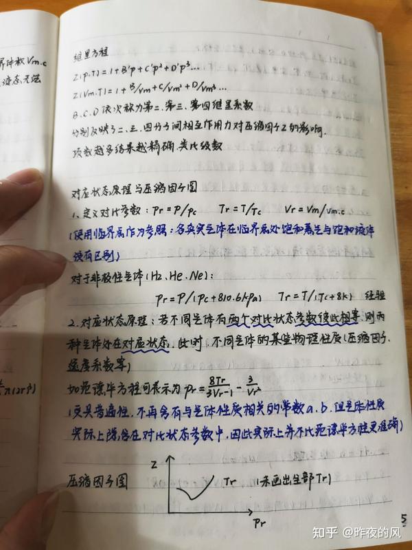 物理化学(上)知识点总结—超全手写复习笔记