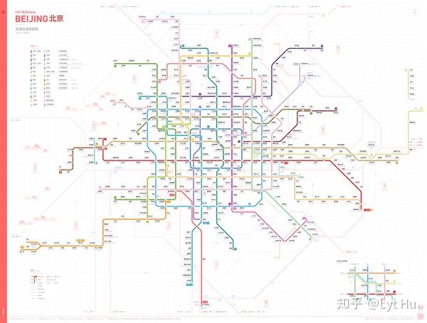 北京轨道交通图 2019 / 2023
