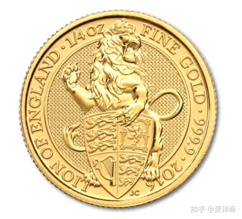 【1】英格兰狮子,6个规格,包含2oz,10oz,1/4oz金,1oz金,1oz铂金和卡册