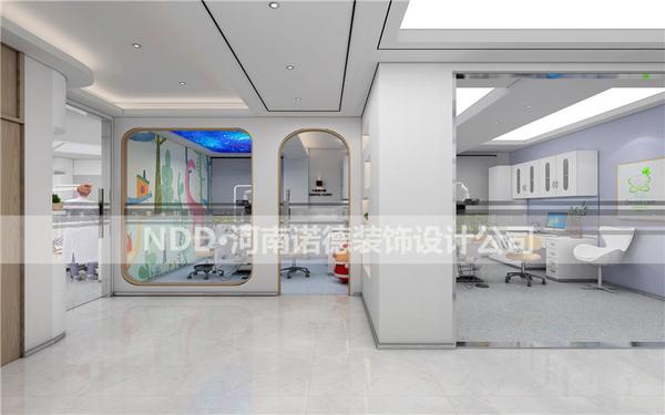 郑州口腔诊所装修设计郑州豫民口腔门诊设计案例