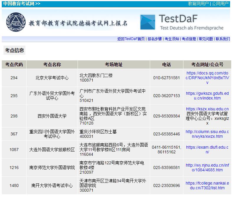 testdaf考试疫情防控须知网址:https/testdaf.neea.cn/kdinfo.do?