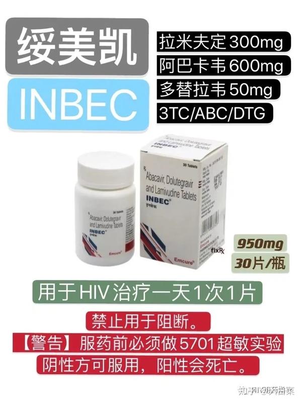 hiv治疗药物组合介绍(必妥维,可西他夫,斯佩格等)