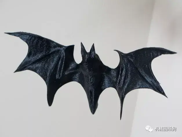 【3d打印】vampire bat黑蝙蝠模型3d打印图纸 stl格式