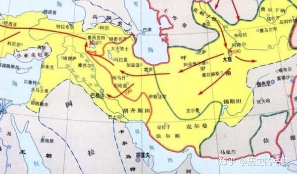 蒙古大军西征路线