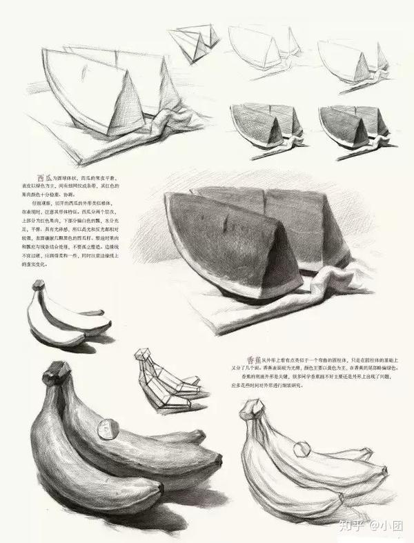素描静物单体素材,收藏起来慢慢临摹吧