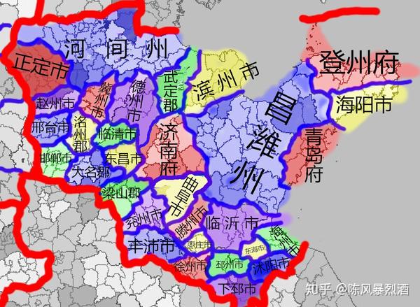 行政区划改革设想11山东省