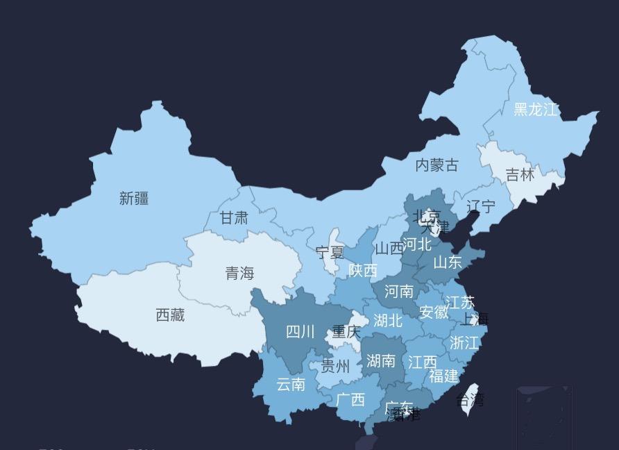 如何实现地图的省份下钻效果