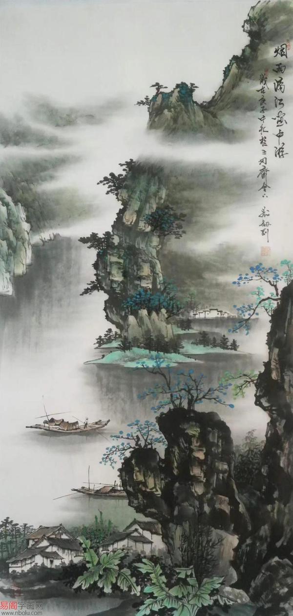 中国著名山水画创作者 刘剑刚作品欣赏