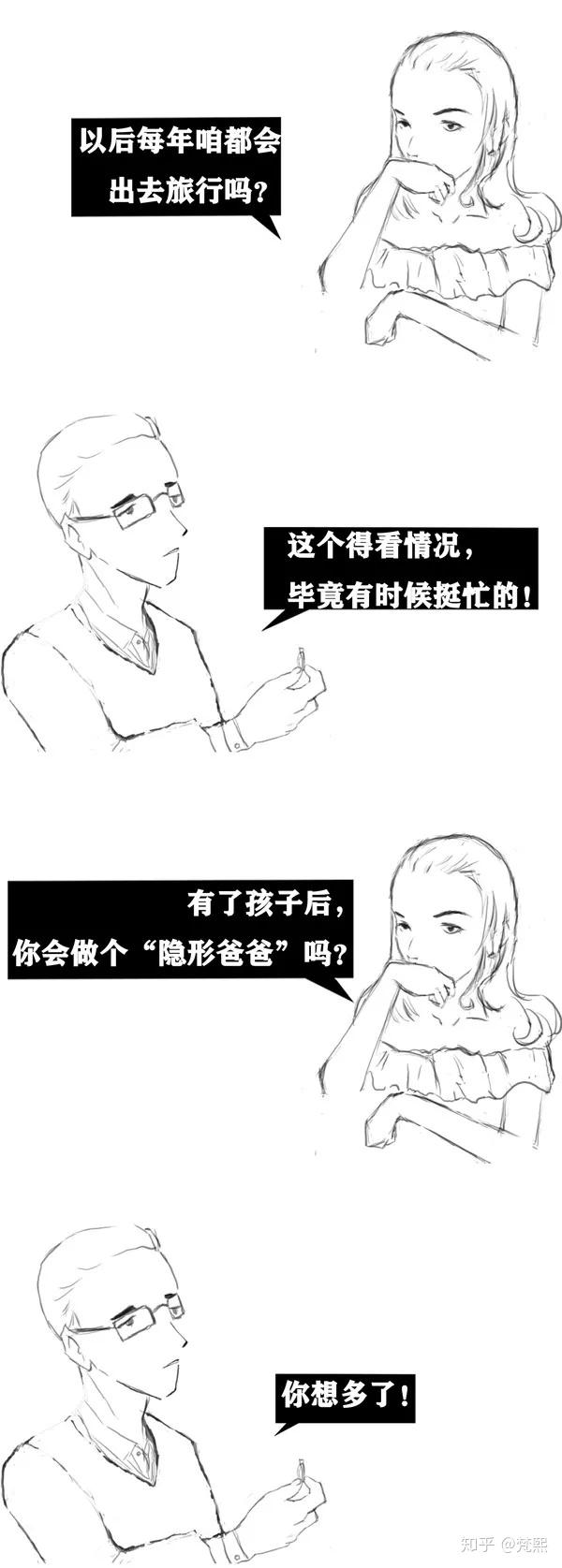 漫画:结婚前vs结婚后,太扎心了!
